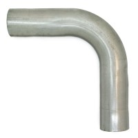 Труба гнутая Ø43, угол 90°, длина 300 мм (сталь)