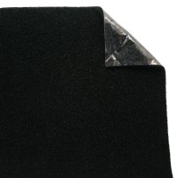 Карпет «Российский» на клею (черный, ширина 1,5 м., толщина 3,5 мм.)