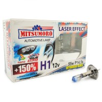 Лампы галогенные «Mitsumoro» H1 +150 Laser Effect (12V-55W, P14, 5s)