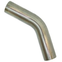 Труба гнутая Ø38, угол 45°, длина 330 мм (сталь)