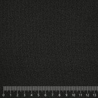Жаккард оригинальный «Однотонный» на поролоне (чёрный, ширина 1,76 м., толщина 3 мм.) огневое триплирование