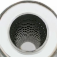 Резонатор «belais» круглый Ø95 мм, длина 520 мм, труба Ø63 мм (нержавеющая сталь)
